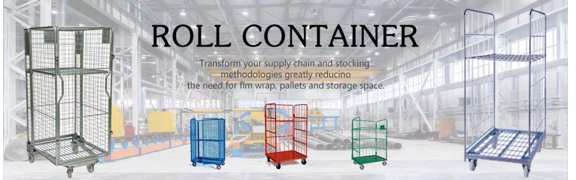롤 컨테이너, 와이어 컨테이너, 케이지 팔레트,Qingdao Rewell Logistics Equipment Co., Ltd
